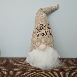 Be Grateful Gnome Decor